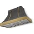 AGA SoHo Collection AH4830CACSLTAB - 48 Inch Concave Wall Mount Hood