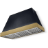 AGA Euclid Classic Color Collection AH4830EUCBLKAB - 48 Inch Trapezoid Wall Mount Range Hood