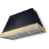 AGA Euclid Classic Color Collection AH4830EUCBLKBB - 48 Inch Trapezoid Wall Mount Range Hood