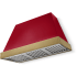 AGA Euclid SoHo Collection AH4830EUCPCRAB - 48 Inch Trapezoid Wall Mount Range Hood