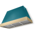AGA Euclid SoHo Collection AH4830EUCSALBB - 48 Inch Trapezoid Wall Mount Range Hood