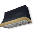 AGA Marquee Classic Color Collection AH4830MRQBLKAB - 48 Inch Wall Mount Hood