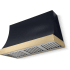 AGA Marquee Classic Color Collection AH4830MRQBLKBB - 48 Inch Wall Mount Hood