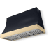AGA Marquee Classic Color Collection AH4830MRQBLKPB - 48 Inch Wall Mount Hood