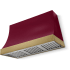 AGA Marquee SoHo Collection AH4830MRQCNBAB - 48 Inch Arched Front Wall Mount Hood