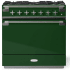 AGA Elise Series Classic Color Collection AEL361DFABCWG - AGA 36 Inch Freestanding Dual Fuel Range Antique Brass Trim