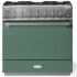 AGA Elise Series SoHo Collection AEL361DFABMG - AGA 36 Inch Freestanding Dual Fuel Range Antique Brass Trim