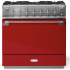 AGA Elise Series SoHo Collection AEL361DFABPCR - AGA 36 Inch Freestanding Dual Fuel Range Antique Brass Trim
