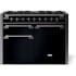AGA Elise Series Classic Color Collection AEL481DFBLK - Elise 48 Inch Dual Fuel Range