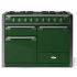 AGA Elise Series Classic Color Collection AEL481DFABCWG - AGA 48 Inch Freestanding Dual Fuel Range Antique Brass Trim