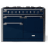 AGA Elise Series Classic Color Collection AEL481DFABIND - AGA 48 Inch Freestanding Dual Fuel Range Antique Brass Trim