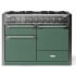 AGA Elise Series SoHo Collection AEL481DFABMG - AGA 48 Inch Freestanding Dual Fuel Range Antique Brass Trim