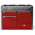 AGA Elise Series SoHo Collection AEL481DFABPCR - AGA 48 Inch Freestanding Dual Fuel Range Antique Brass Trim