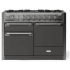 AGA Elise Series SoHo Collection AEL481DFABSLT - AGA 48 Inch Freestanding Dual Fuel Range Antique Brass Trim