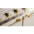 AGA Elise Series Classic Color Collection AEL481INABWHT - AGA Elise Antique Brass Knobs