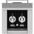 Hestan AGB122LPBK - Front View