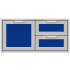 Hestan AGCP42SDRBU - Color Panels for 42 Inch Double Drawer and Storage Door for model AGSDR42 in Blue