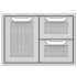Hestan AGSDR36 - 36 Inch Double Drawer and Storage Door Combination