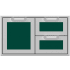 Hestan AGSDR36GR - 36 Inch Double Drawer and Storage Door Combination