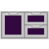 Hestan AGSDR36PP - 36 Inch Double Drawer and Storage Door Combination
