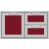 Hestan AGSDR36BG - 36 Inch Double Drawer and Storage Door Combination