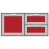 Hestan AGSDR42RD - 42 Inch Double Drawer and Storage Door Combination