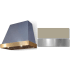 AGA Euclid SoHo Collection AH3630EUCFWNBN - 36 Inch Trapezoid Wall Mount Range Hood in Front View