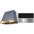 AGA Euclid Classic Color Collection AH3630EUCMBLBN - 36 Inch Trapezoid Wall Mount Range Hood in Front View
