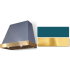 AGA Euclid SoHo Collection AH3630EUCSALPB - 36 Inch Trapezoid Wall Mount Range Hood in Front View