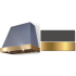 AGA Euclid SoHo Collection AH3630EUCSLTBB - 36 Inch Trapezoid Wall Mount Range Hood in Front View