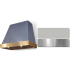 AGA Euclid Classic Color Collection AH3630EUCSSBN - 36 Inch Trapezoid Wall Mount Range Hood in Front View