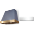 AGA Euclid SoHo Collection AH3630EUCSTBPC - 36 Inch Trapezoid Wall Mount Range Hood in Front View