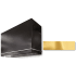 AGA Loge Series Classic Color Collection AH3630LGEBLKPB - LOGE 36 Inch Wall Mount Range Hood in Front View
