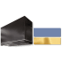 AGA Loge Series SoHo Collection AH3630LGECBBAB - LOGE 36 Inch Wall Mount Range Hood in Front View