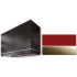 AGA Loge Series SoHo Collection AH3630LGEPCRAB - LOGE 36 Inch Wall Mount Range Hood in Front View
