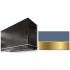 AGA Loge Series SoHo Collection AH3630LGESTBBB - LOGE 36 Inch Wall Mount Range Hood in Front View