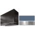AGA Loge Series SoHo Collection AH3630LGESTBBN - LOGE 36 Inch Wall Mount Range Hood in Front View