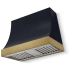 AGA Marquee Classic Color Collection AH3630MRQBLKAB - 36 Inch Wall Hood