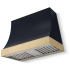 AGA Marquee Classic Color Collection AH3630MRQBLKBB - 36 Inch Wall Hood