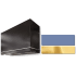 AGA Loge Series SoHo Collection AH3642LGECBBPB - LOGE 36 Inch Wall Mount Range Hood in Front View