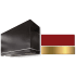 AGA Loge Series SoHo Collection AH3642LGEPCRBB - LOGE 36 Inch Wall Mount Range Hood in Front View