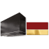 AGA Loge Series SoHo Collection AH3642LGEPCRPB - LOGE 36 Inch Wall Mount Range Hood in Front View