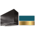 AGA Loge Series SoHo Collection AH3642LGESALBB - LOGE 36 Inch Wall Mount Range Hood in Front View