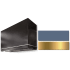 AGA Loge Series SoHo Collection AH3642LGESTBBB - LOGE 36 Inch Wall Mount Range Hood in Front View