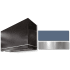 AGA Loge Series SoHo Collection AH3642LGESTBBN - LOGE 36 Inch Wall Mount Range Hood in Front View
