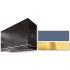AGA Loge Series SoHo Collection AH3642LGESTBPB - LOGE 36 Inch Wall Mount Range Hood in Front View