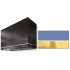 AGA Loge Series SoHo Collection AH3654LGECBBPB - LOGE 36 Inch Wall Mount Range Hood in Front View