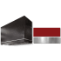 AGA Loge Series SoHo Collection AH3654LGEPCRBN - LOGE 36 Inch Wall Mount Range Hood in Front View