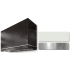 AGA Loge Series Classic Color Collection AH3654LGEWHTBN - LOGE 36 Inch Wall Mount Range Hood in Front View