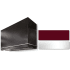 AGA Loge Series SoHo Collection AH4830LGECNBPC - LOGE 48 Inch Wall Mount Range Hood in Front View